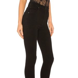 Citizens of Humanity Chrissy Skinny All Black 26